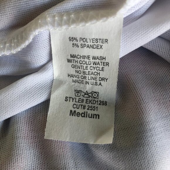 Egy California Floral Lace Detail Short Sleeve Shift Midi Dress Medium - Picture 9 of 10